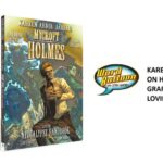 A book cover with the words " karen abbot adams and the microsoft holmes " in front of it.