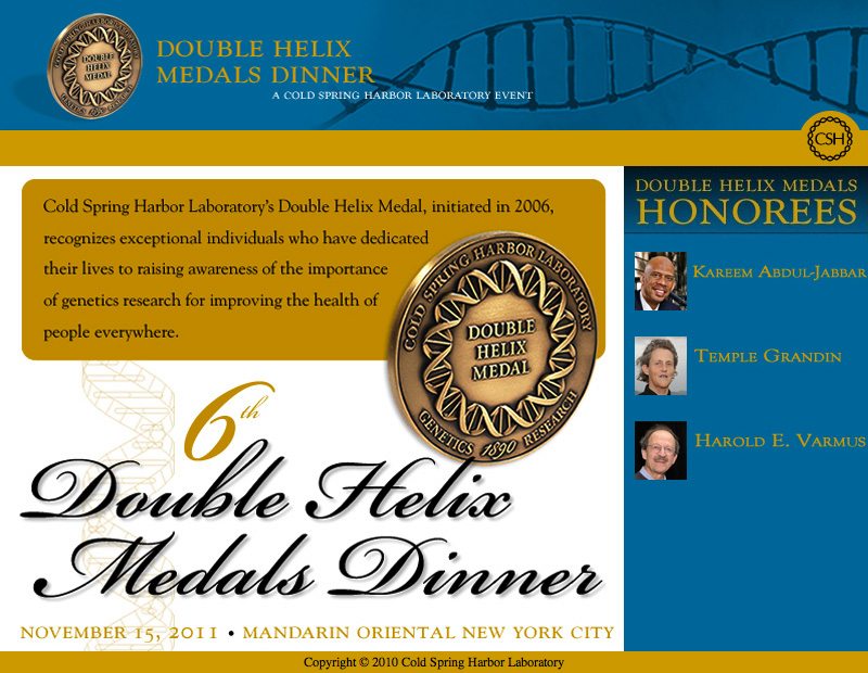 6th Double Helix Medals Dinner