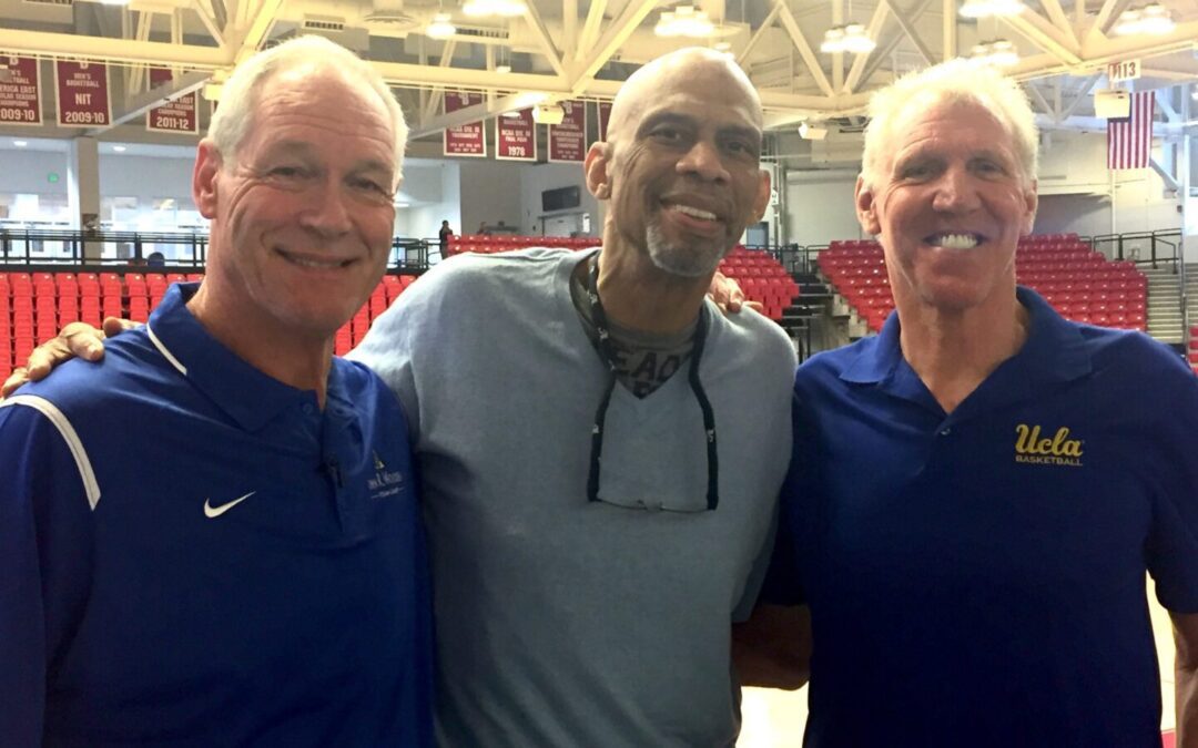 UCLA Legends Swen Nater, Kareem Abdul-Jabbar and Bill Walton getting together