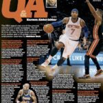 A magazine article about carmelo anthony