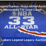 A blue jersey with the number 3 3 on it.