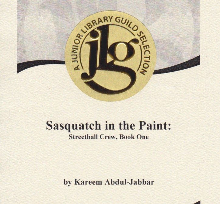 A book cover with the title of sasquatch in the paint
