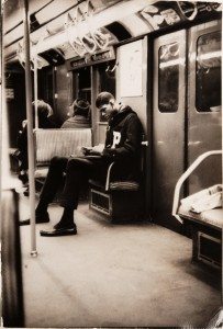 Abdul-Jabbar on the A train on the way to school in New York. (From the Private Collection of Kareem Abdul-Jabbar)